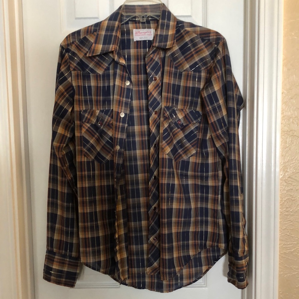 Vintage Wrangler cowboy shirt
